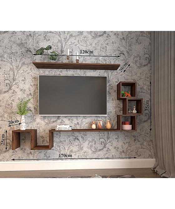 Kệ tivi treo tường 264 - Gỗ MDF, Dài 170cm Kệ tivi treo tường 264 - Gỗ MDF, Dài 170cm